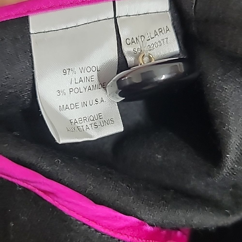 Diane Von Furstenberg Black Wool Dress Coat - Picture 8 of 9